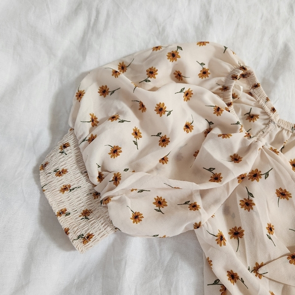 NWT Sunflower babydoll short sleeve cute top - Picture 9 of 10